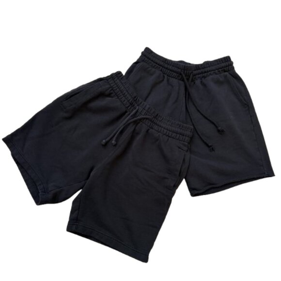 H&M and Divided Other - H&M and Divided Black Drawstring Sweat Shorts Size Small